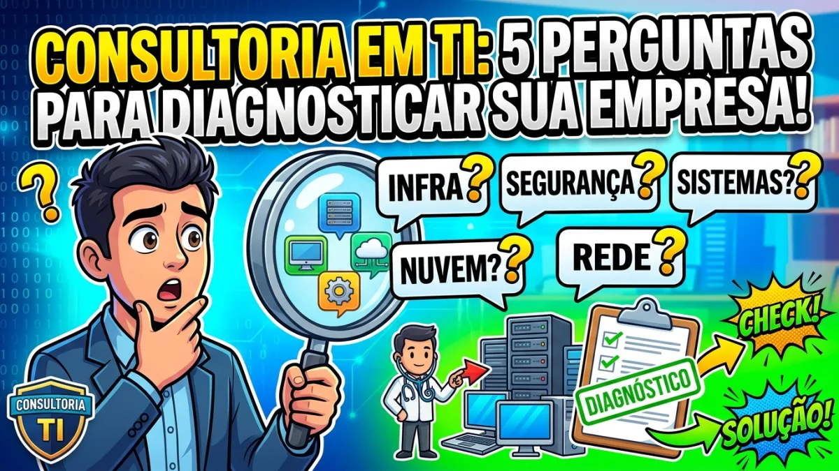 Consultoria em TI: 5 perguntas para diagnosticar a tecnologia da empresa