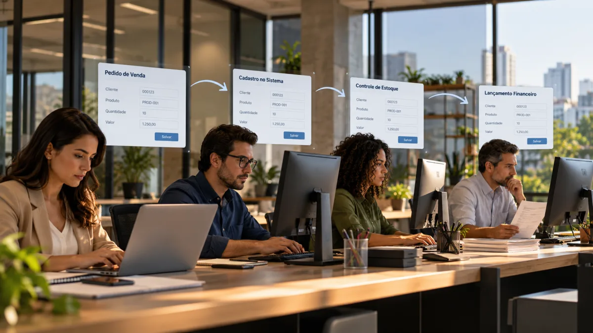 ERP: quantas vezes sua empresa digita a mesma informação?