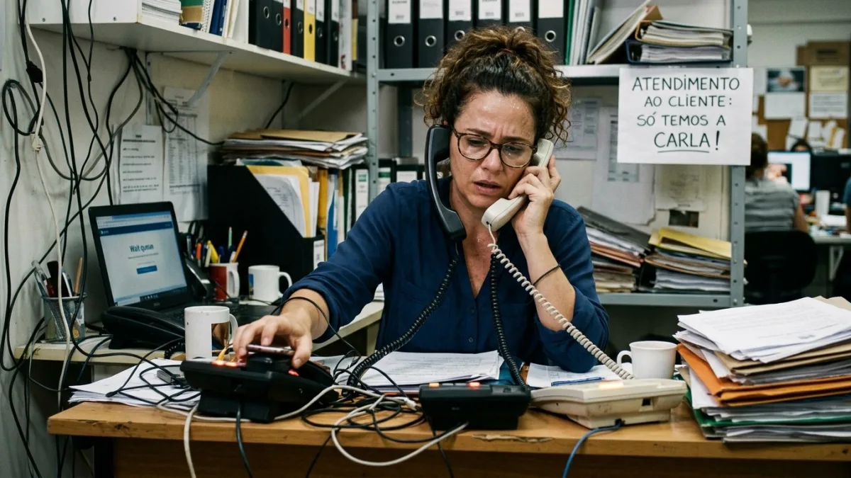 Sua empresa depende de uma única pessoa ou telefone para atender clientes?